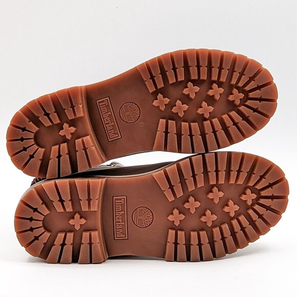 Timberland Women 6-inch Premium Boots Waterproof Light Taupe Nubuck size 7 - Picture 6 of 9